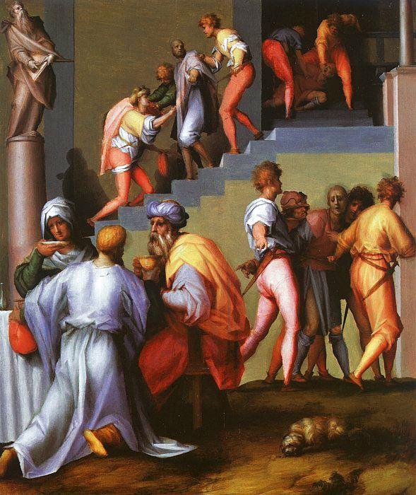 Jacopo Pontormo Punishment of the Baker oil painting image
